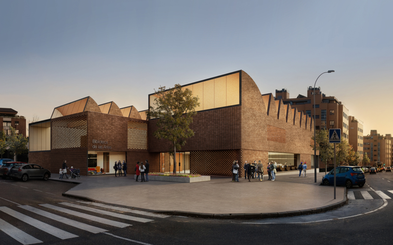 MONTECARMELO LIBRARY IN MADRID, SPAIN