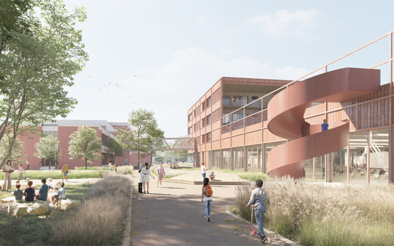 Schulzentrum West in Marktredwitz, Germany